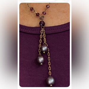 Vintage Shades of Spring Necklace